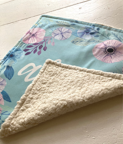DeLuxe Lovey Kuscheltuch - ALOHA mintgruen