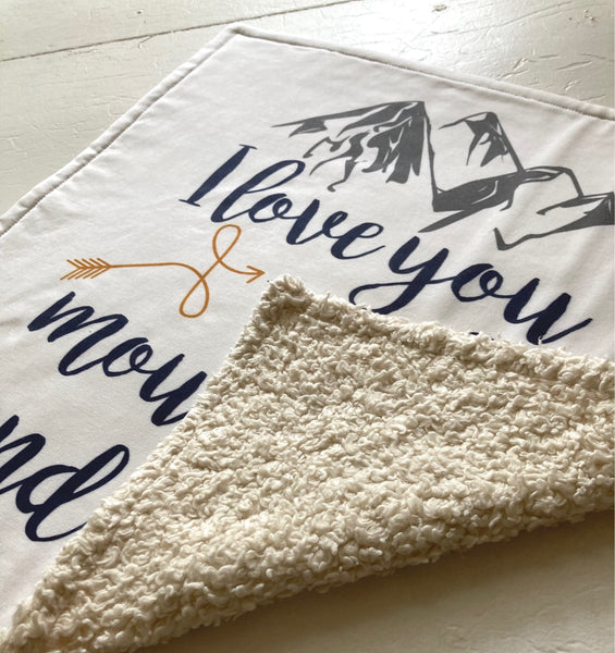 DeLuxe Lovey Kuscheltuch - BERG LIEBE