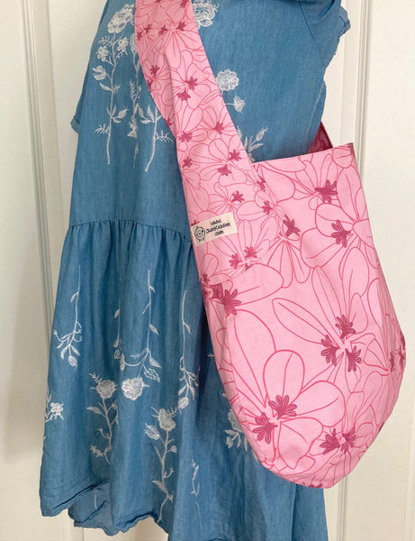 HALEIWA BOHO TASCHE - Hibiskus pink