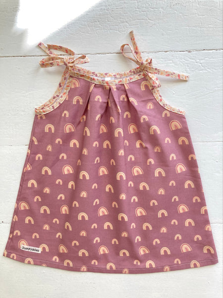 LANI DRESS - creamy pink Rainbow
