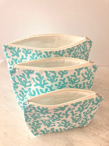BEAUTY BAG - Koralle Aqua