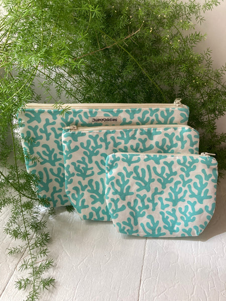 BEAUTY BAG - Koralle Aqua