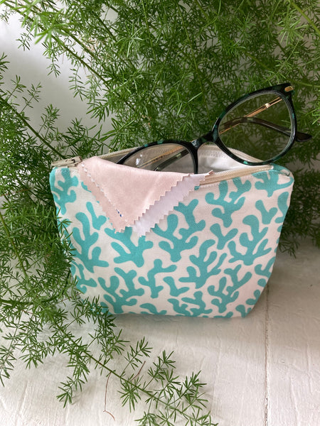 BEAUTY BAG - Koralle Aqua