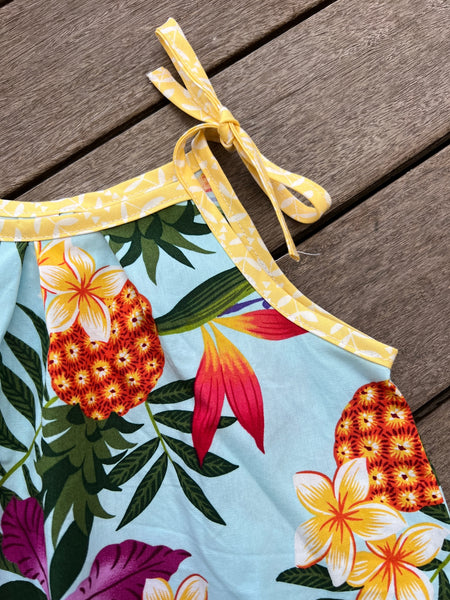 LANI DRESS - Pineapples + Orchids