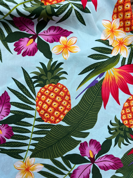 LANI DRESS - Pineapples + Orchids