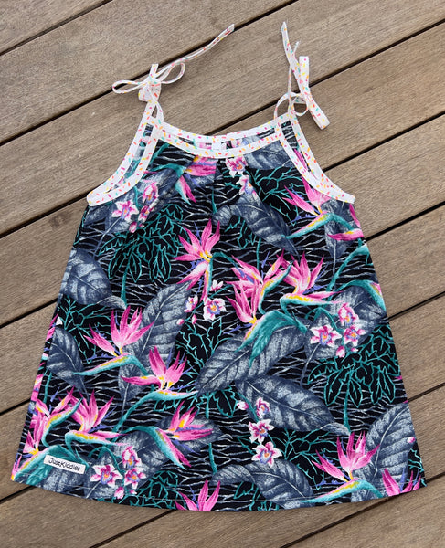 LANI DRESS - pink Bird of Paradise