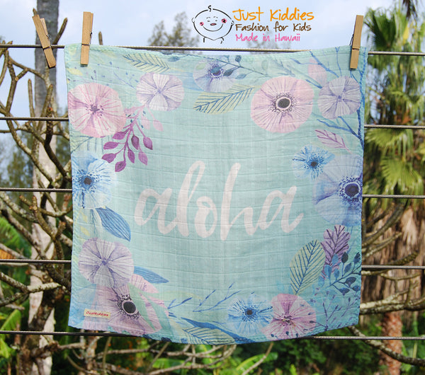 Swaddle Muslin Blanket - ALOHA