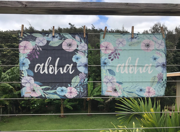 Swaddle Muslin Blanket - ALOHA