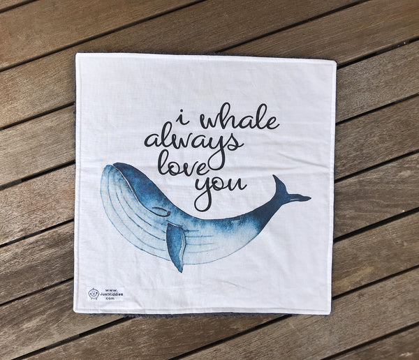 DeLuxe Kuscheltuechlein - ALWAYS WHALE