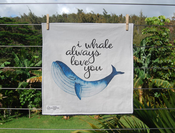 DeLuxe Kuscheltuechlein - ALWAYS WHALE