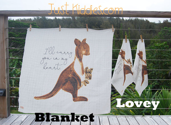 Swaddle Muslin Blanket - KANGAROO