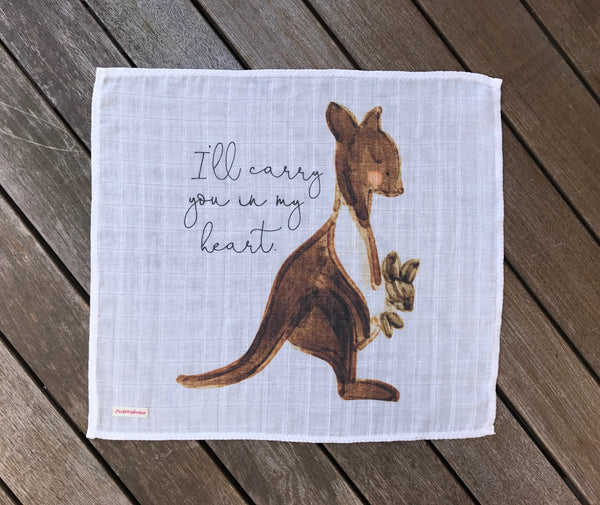 Kuscheltuechlein - KANGAROO (incl. einer $1 Spende)