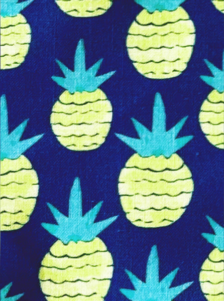 Hunde-Bandanas - Blue Pineapple