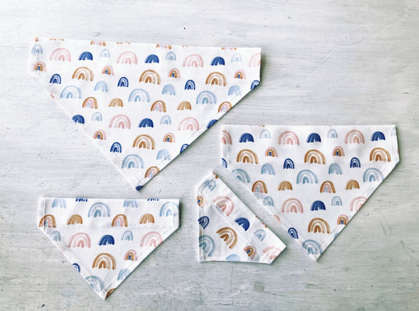 Hunde-Bandanas - Earthy Rainbow