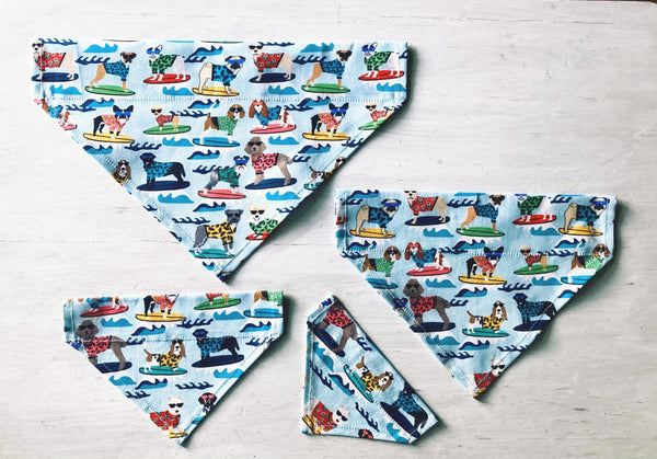 Hunde-Bandanas - Surf Dogs