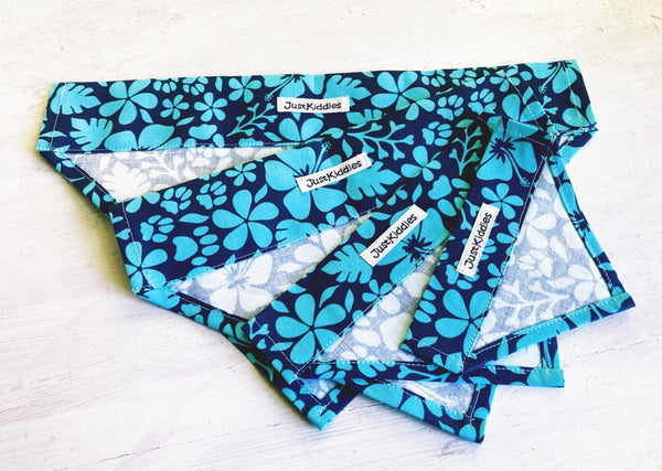 Hunde-Bandanas - Tropical Paw - Aqua