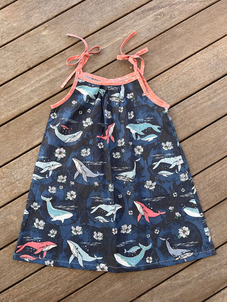 LANI DRESS - WHALES