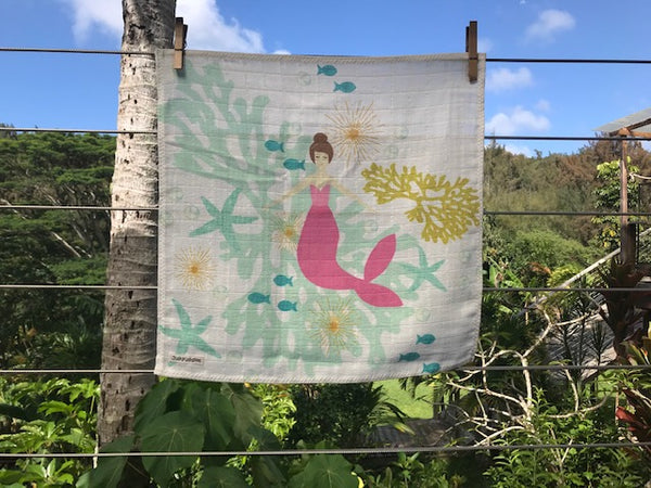 Kuscheltuechlein - MEERJUNGFRAU