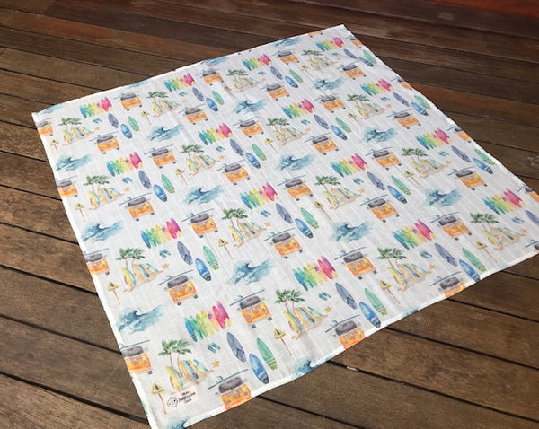 Muslin SCHMUSEDECKE - VW gelb