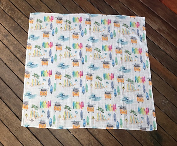 Muslin SCHMUSEDECKE - VW gelb