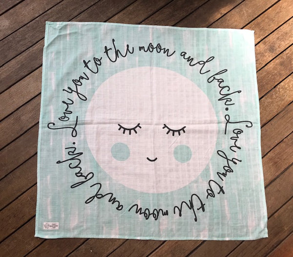 Swaddle Muslin Blanket - MOON