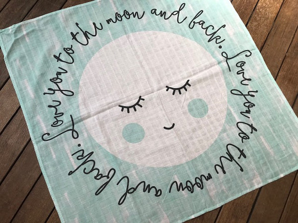 Swaddle Muslin Blanket - MOON