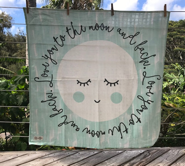 Swaddle Muslin Blanket - MOON