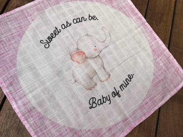 Kuscheltuechlein - ELEFANT (incl. einer $1 Spende)