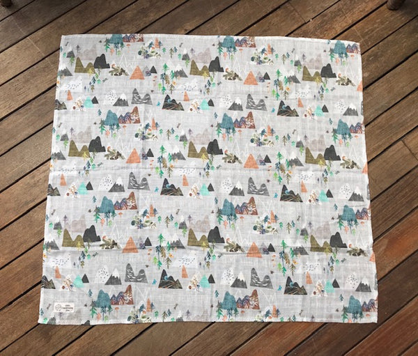 Swaddle Muslin Blanket - CLIMB BELIEVE FLY