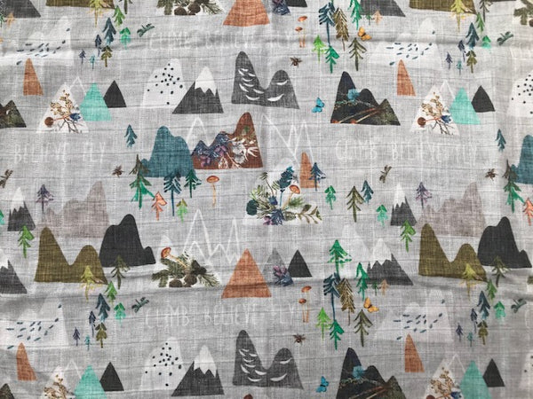 Swaddle Muslin Blanket - CLIMB BELIEVE FLY