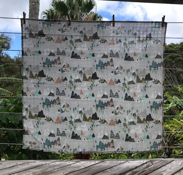 Swaddle Muslin Blanket - CLIMB BELIEVE FLY