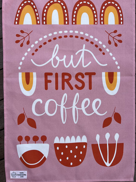 KUCHENHANDTUCH - But First Coffee