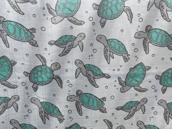 Swaddle Muslin Blanket - TURTLE