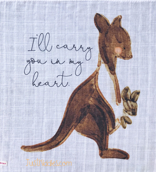 Kuscheltuechlein - KANGAROO (incl. einer $1 Spende)