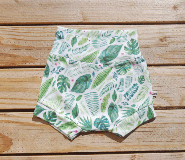 Velzy Shorts - LEAVES + FLOWERS