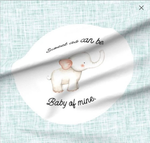 Swaddle Muslin Blanket - ELEPHANT