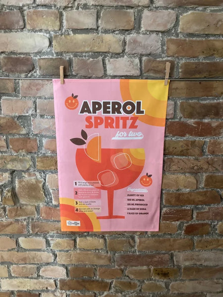 KITCHEN TOWEL - Aperol Spritz