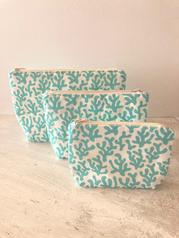 BEAUTY BAG - Koralle Aqua