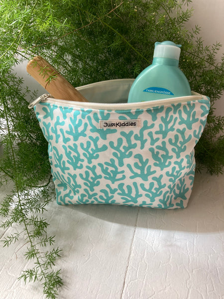 BEAUTY BAG - Coral aqua