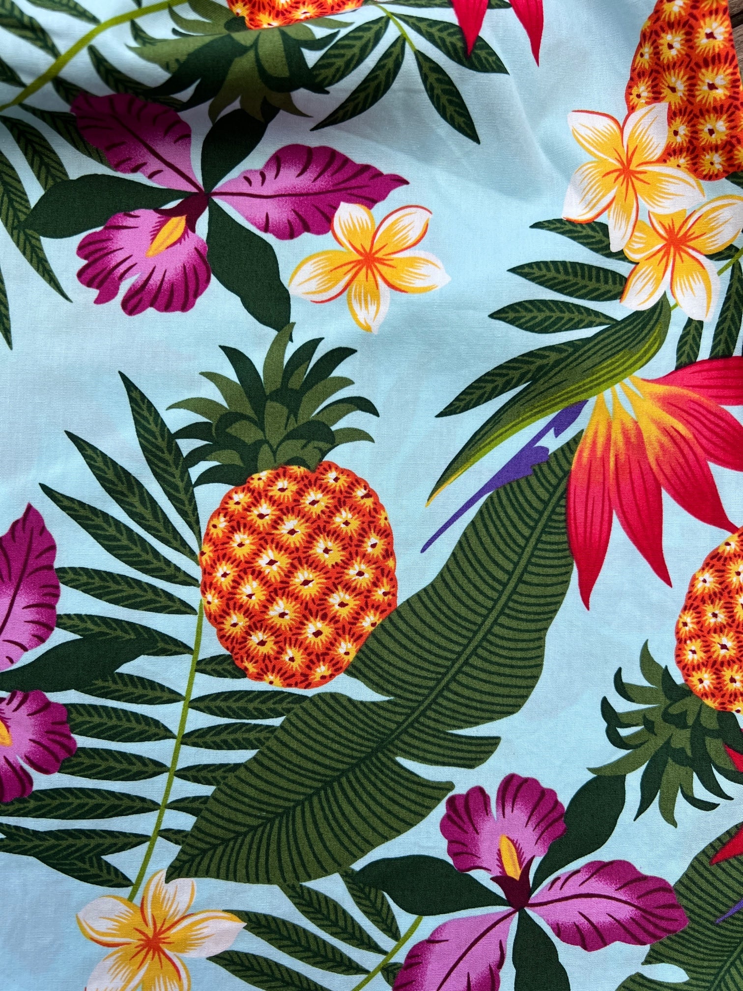 LANI DRESS - Pineapples + Orchids