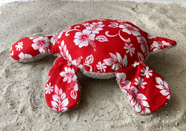 TURTLE - Red Hibiscus Turtle