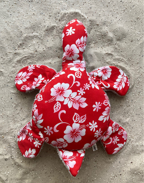 TURTLE - Red Hibiscus Turtle