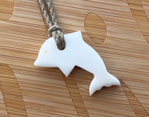 White Dolphin Necklace