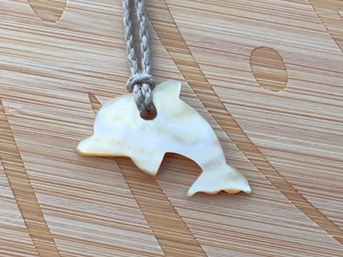 Dolphin Necklace - Mother of Pearl