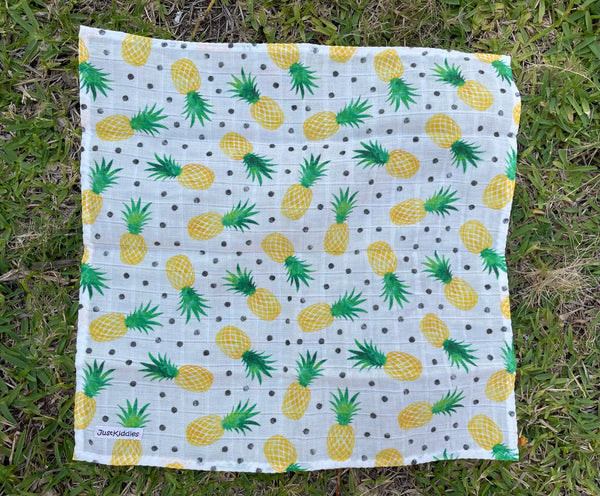 Swaddle Muslin Blanket - Mini Pineapple