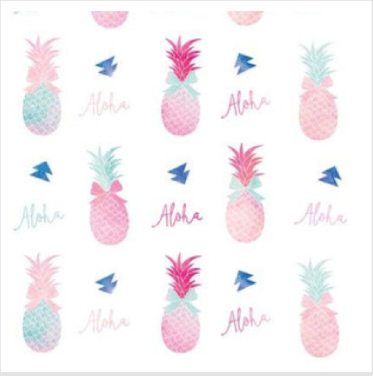 Swaddle Muslin Blanket - Pink Pineapple